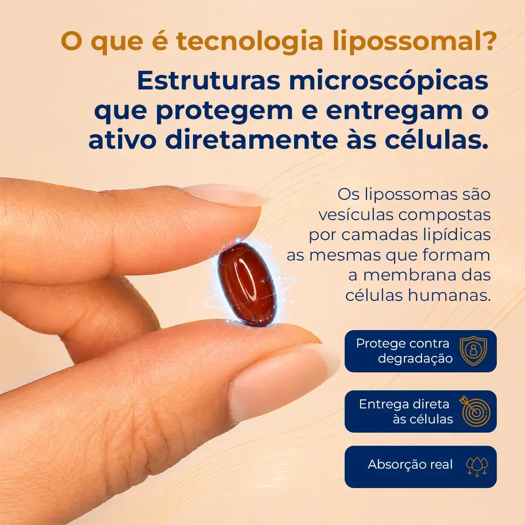 Coenzima Q10 Lipossomal (200mg por porção) + TCM em cápsulas softgel NatusVita