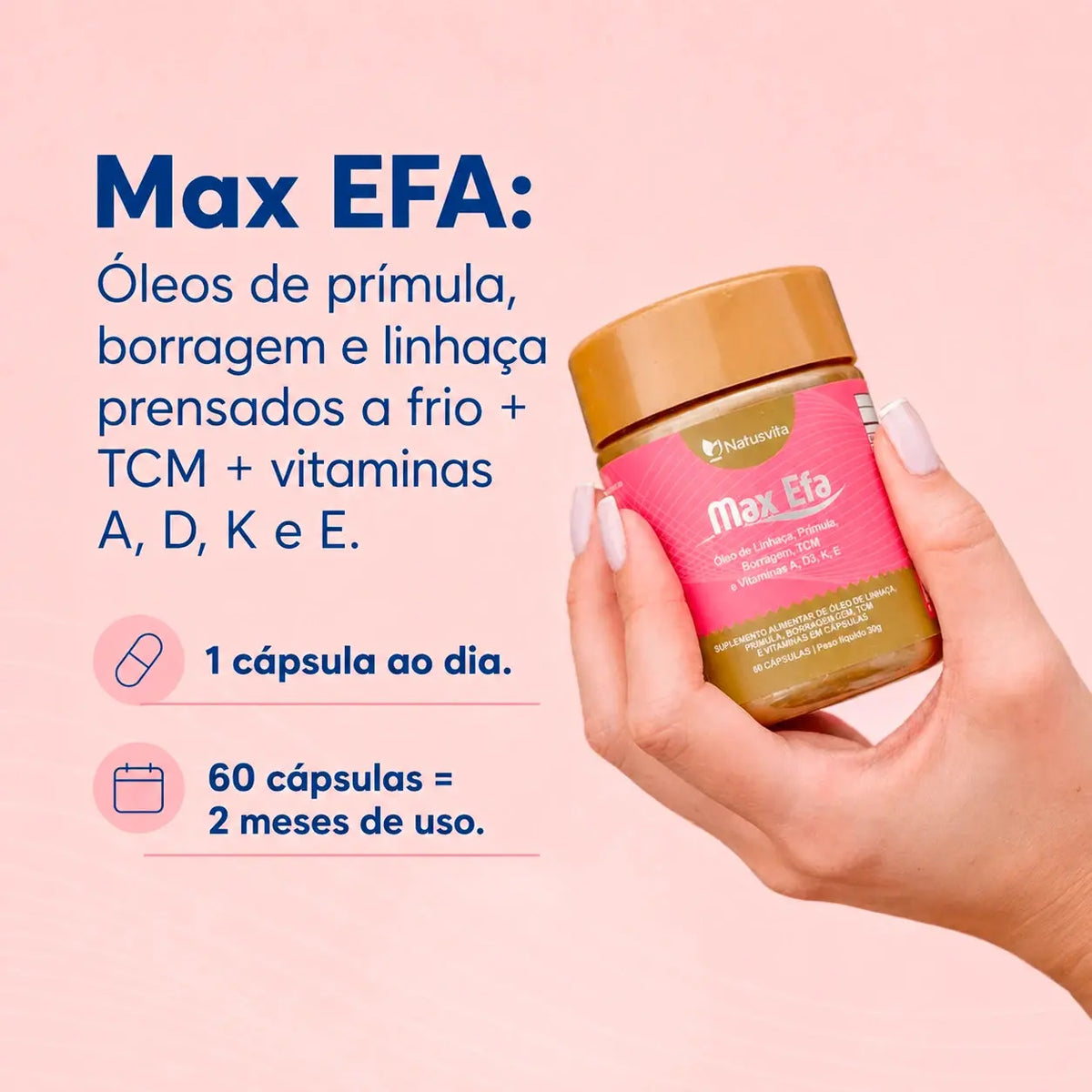 Suplemento Menopausa e Climatério | Max EFA NatusVita
