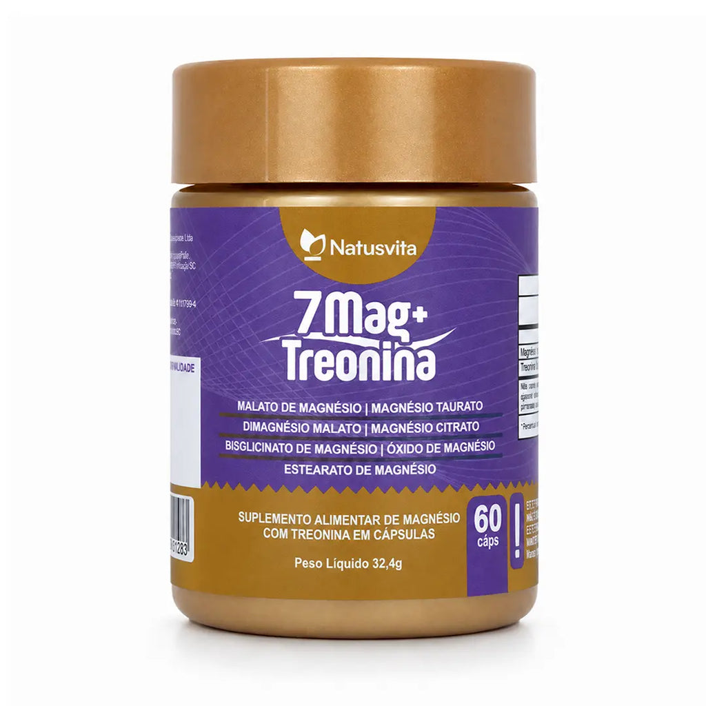 7mag + Treonina (Complexo de Magnésios) NatusVita
