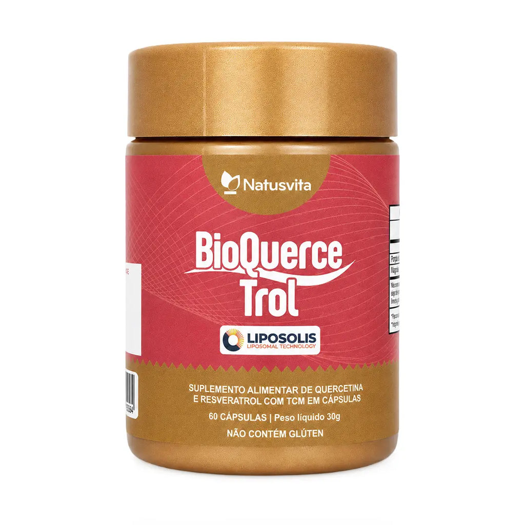 BioQuerceTrol - Quercetina e Trans-Resveratrol Lipossomal com TCM em Softgel NatusVita