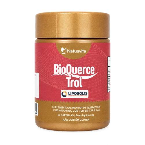 BioQuerceTrol - Quercetina e Trans-Resveratrol Lipossomal com TCM em Softgel NatusVita
