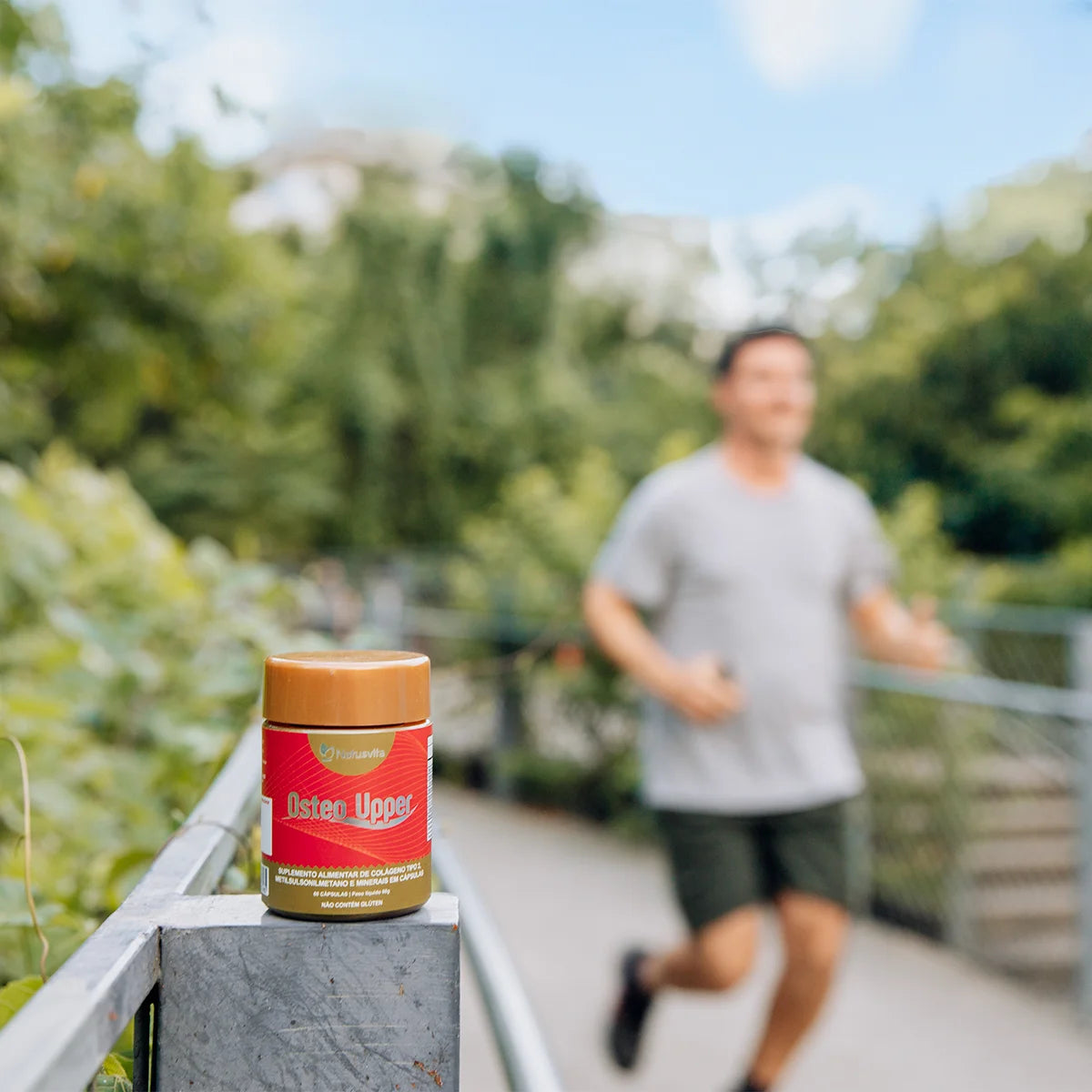Osteo Upper (Colágeno Tipo II, Metilsulfonilmetano, Magnésio, Zinco e Manganês quelatos, TCM e Óleo de Coco Prensado a frio)