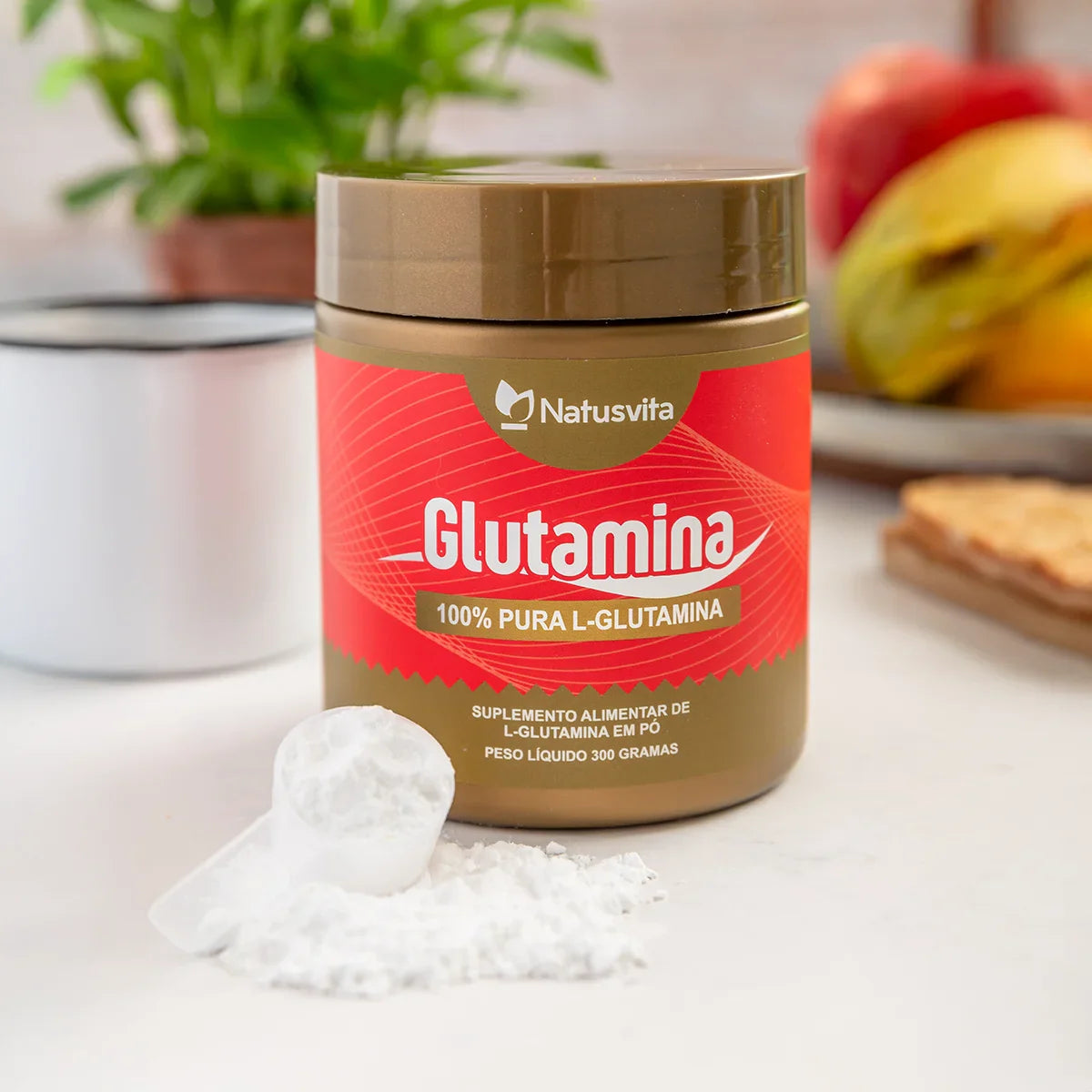 Glutamina Pura (100% Vegetal)