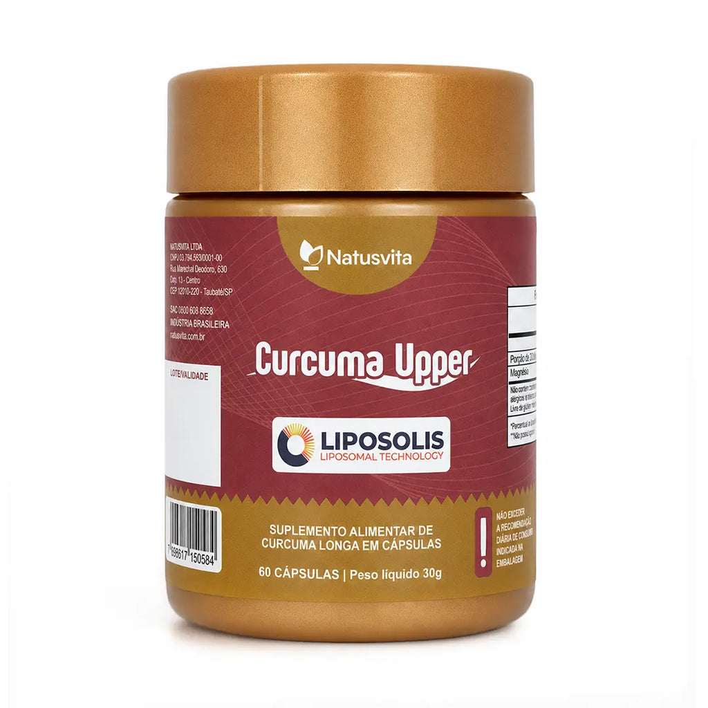Curcuma Upper (Curcumima Lipossomal com TCM) em Cápsulas Softgel NatusVita