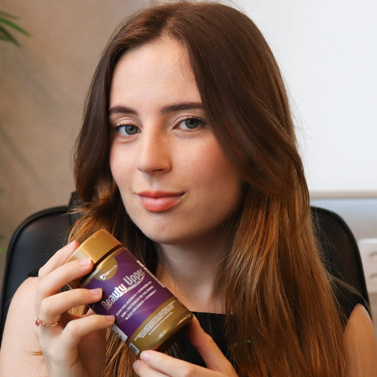 Beauty Upper. 120 cápsulas. (Ácido Hialurônico, Coenzima Q10, Enxofre Orgânico e Silicio Orgânico) NatusVita