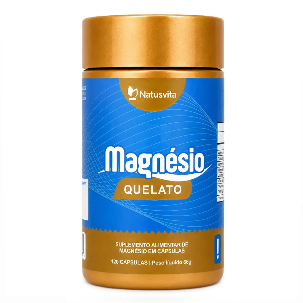 Magnésio Bisglicinato. 120 cápsulas NatusVita