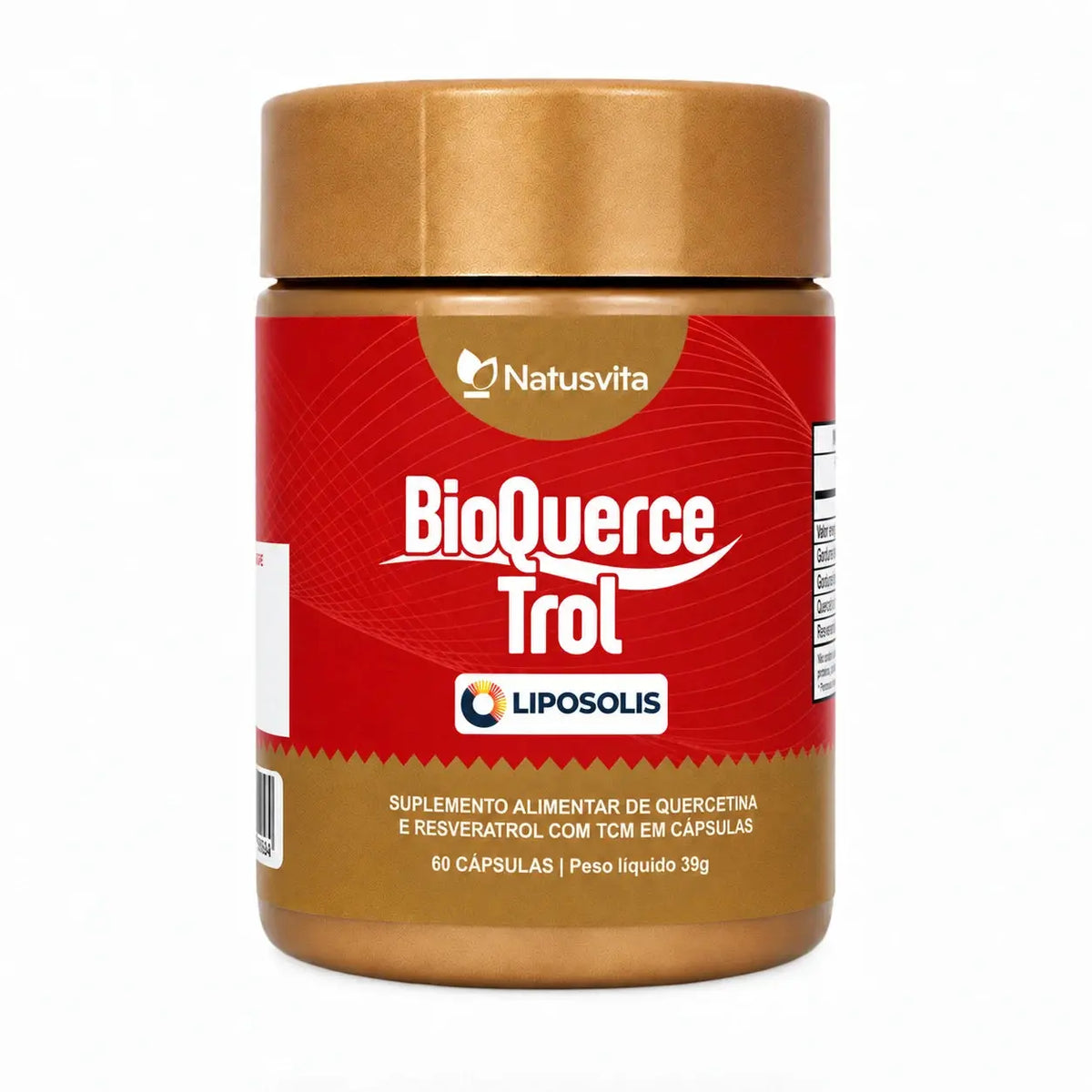 BioQuerceTrol - Quercetina e Trans-Resveratrol Lipossomal com TCM em Softgel NatusVita