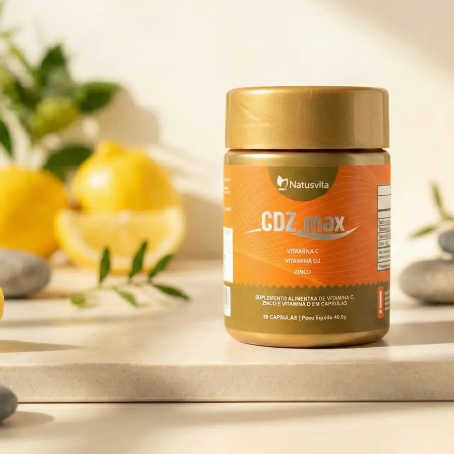 CDZ (Vitamina C 1000mg + Vitamina D 2000ui + Zinco 29mg) NatusVita
