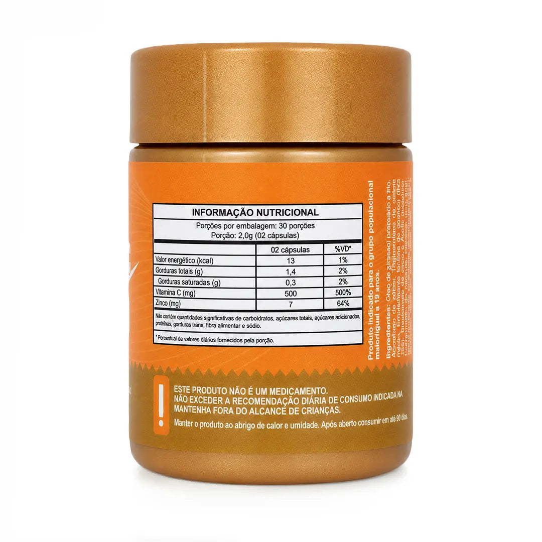 Vitamina C Lipossomal com TCM Softgel Tecnologia Liposolis Softgel NatusVita