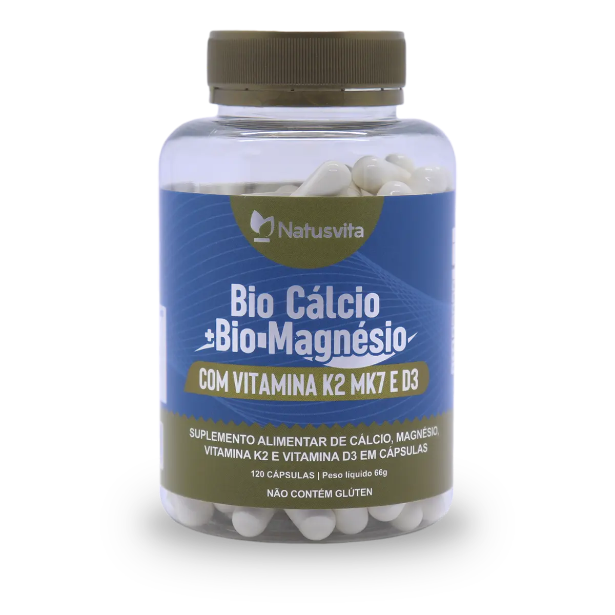 Cálcio, Magnésio e Vitaminas em cápsula