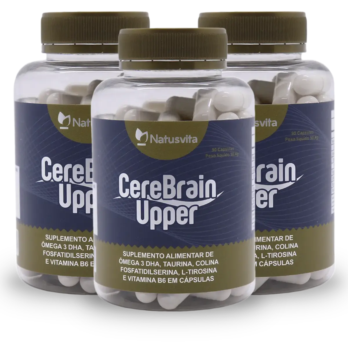 Cerebrain Upper (Ômega 3, Taurina, Fosfatidilserina, Tirosina e Vitamina B6)