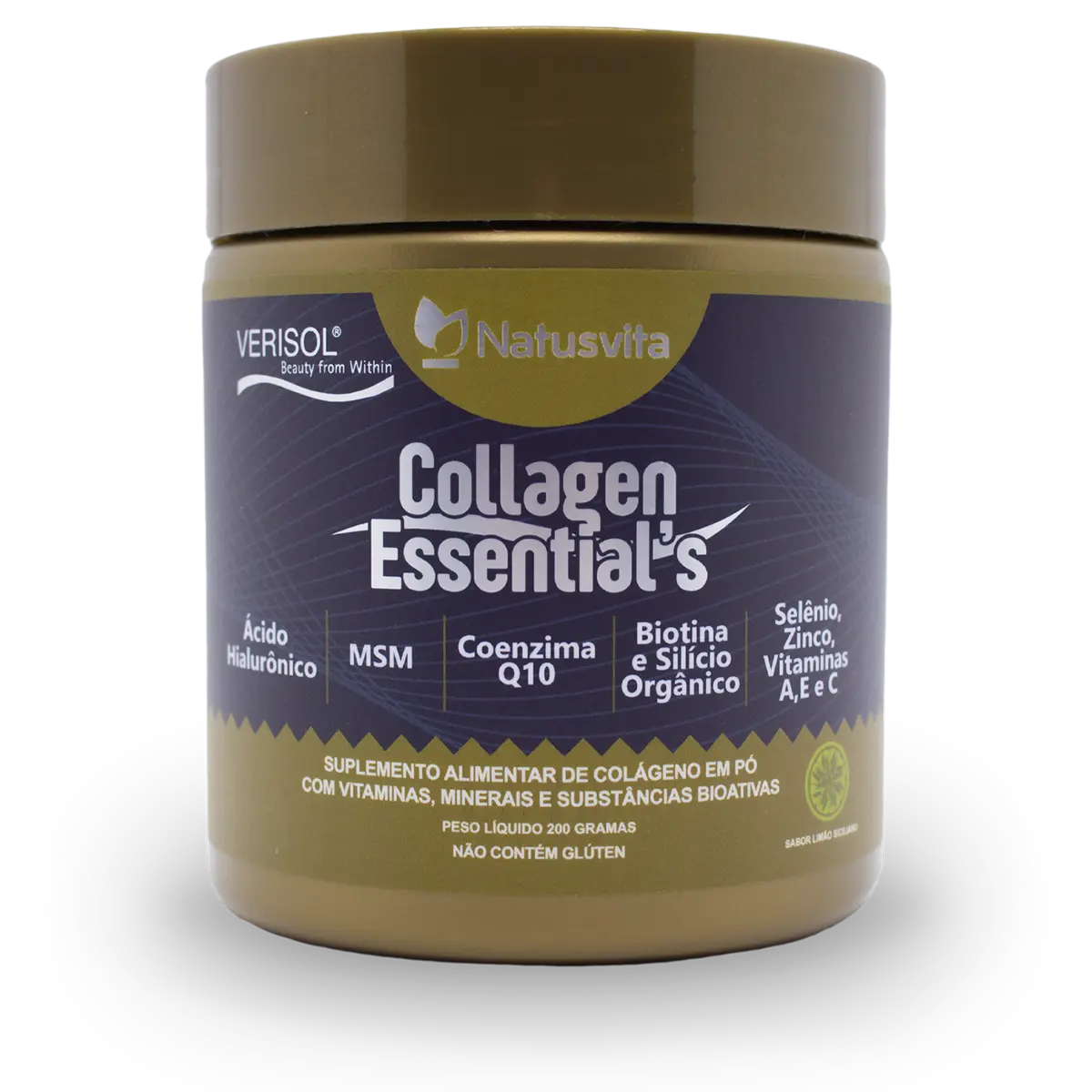 Collagen Essential's - Suplemento de Colágeno com vitaminas, minerais e substâncias bioativas em pó