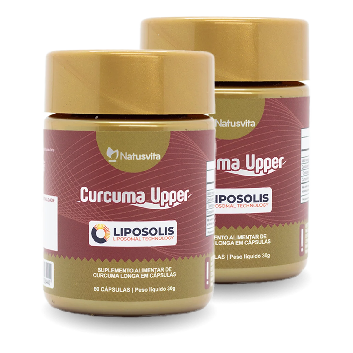 Curcuma Upper (Curcumima Lipossomal com TCM) em Cápsulas Softgel