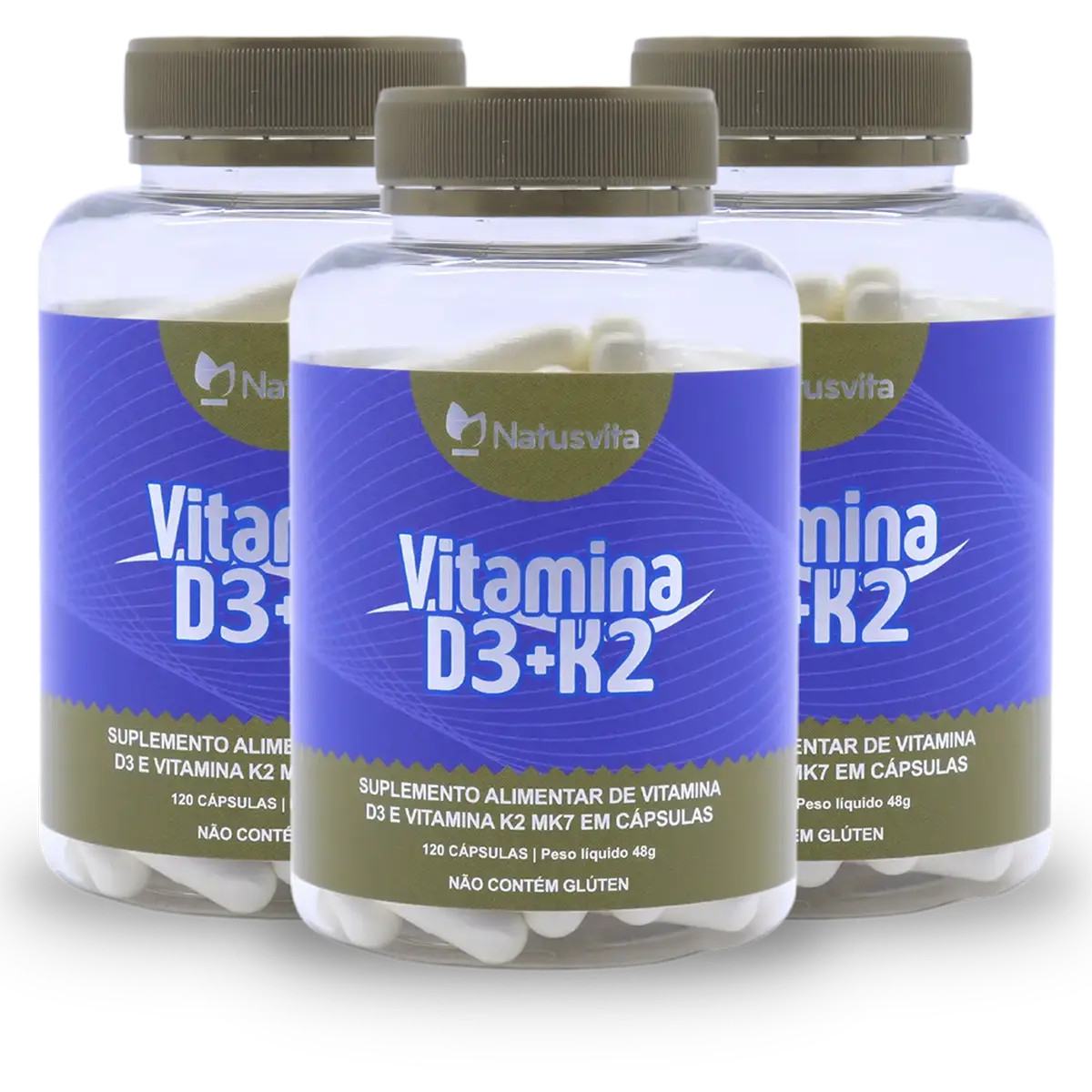 Vitamina D3 2.000ui com K2 Mk7