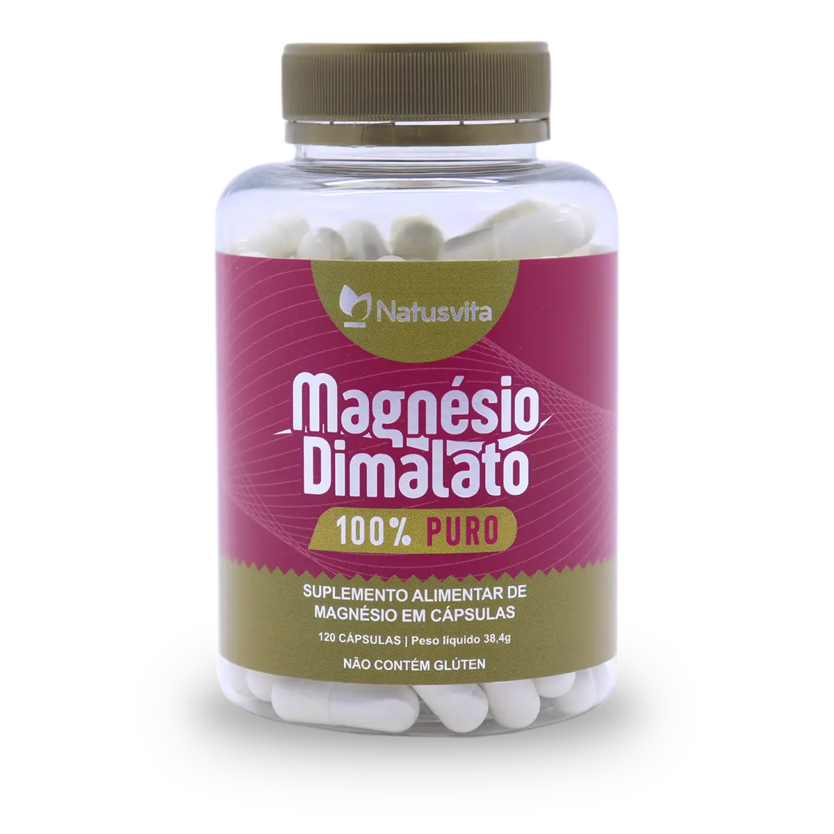 Magnésio Dimalato 120 cápsulas