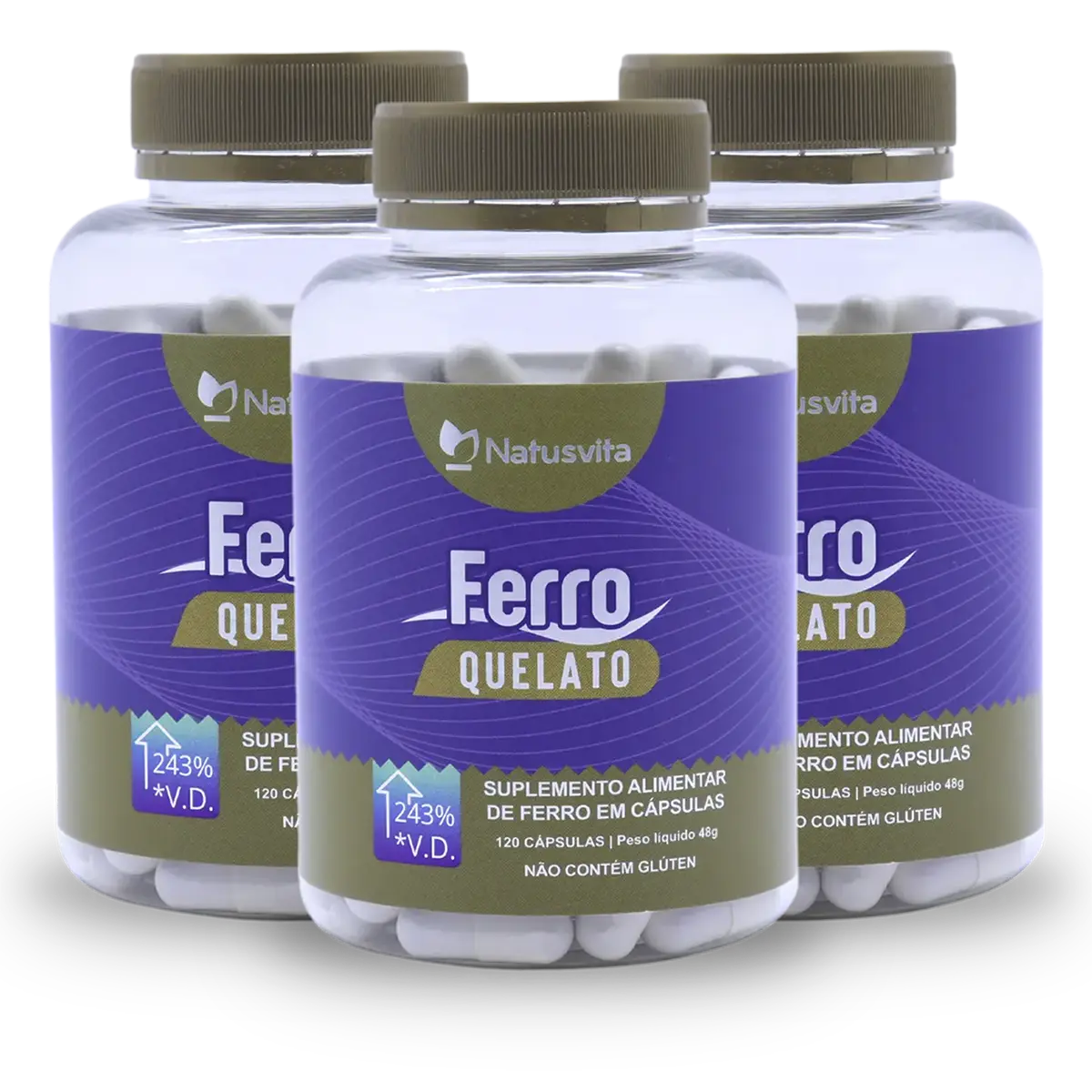 Ferro Quelato 34mg (243% V.D.)