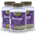 Flex Upper (Glucosamina, Condroitina, MSM, Colágeno Tipo 2 e N.E.M (Membrana da casca do ovo) NatusVita