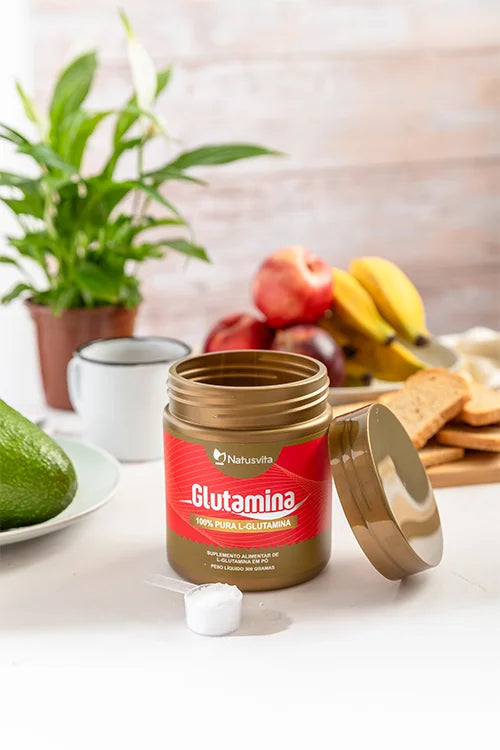 Glutamina em pó