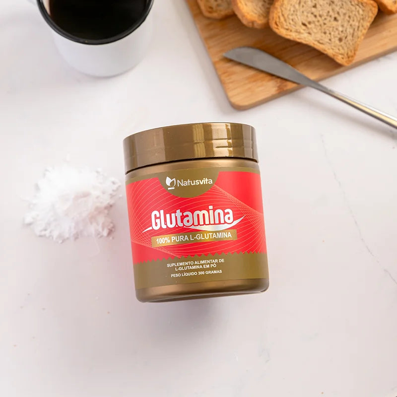 Glutamina em pó