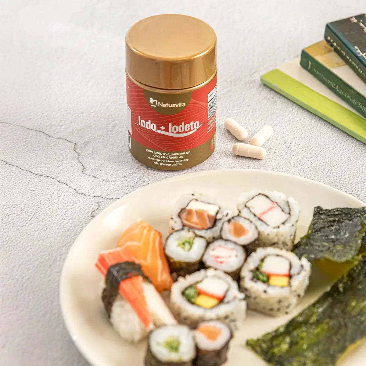 Iodo + Iodeto em cápsulas