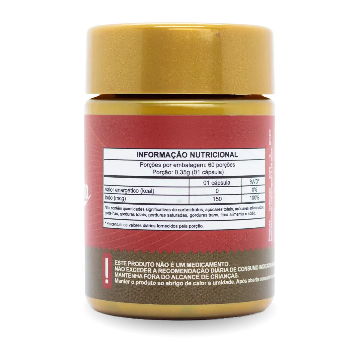 Iodo + Iodeto em cápsulas