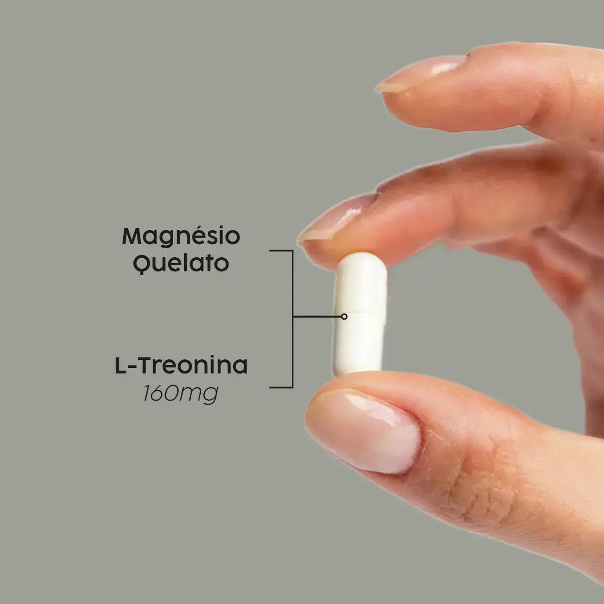 Mag Treonato 120 Cápsulas (Bisglicinato de Magnésio com L-Treonina) Concentrado NatusVita