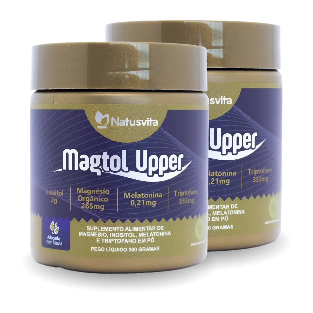 Magtol (Magnésio Quelato, Inositol, Melatonina e Triptofano) Sabor Limão Siciliano NatusVita