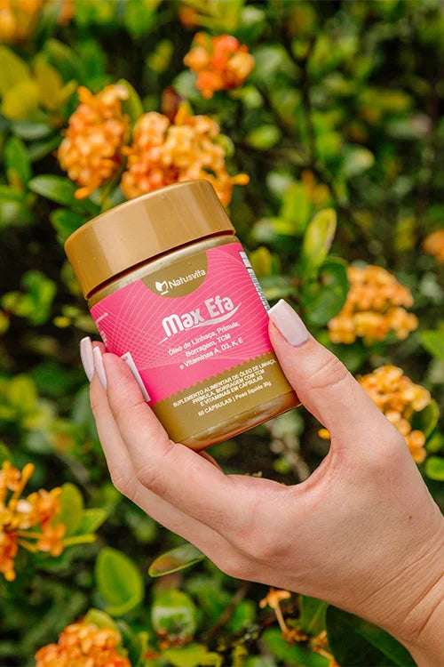 Óleo de Prímula, Borragem e Linhaça em cápsulas