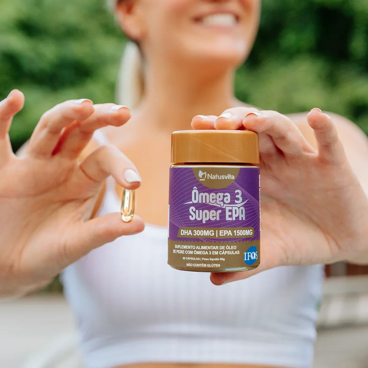 Ômega 3 Super EPA com 1500mg de EPA com Selo IFOS - Isento de Metais Pesados