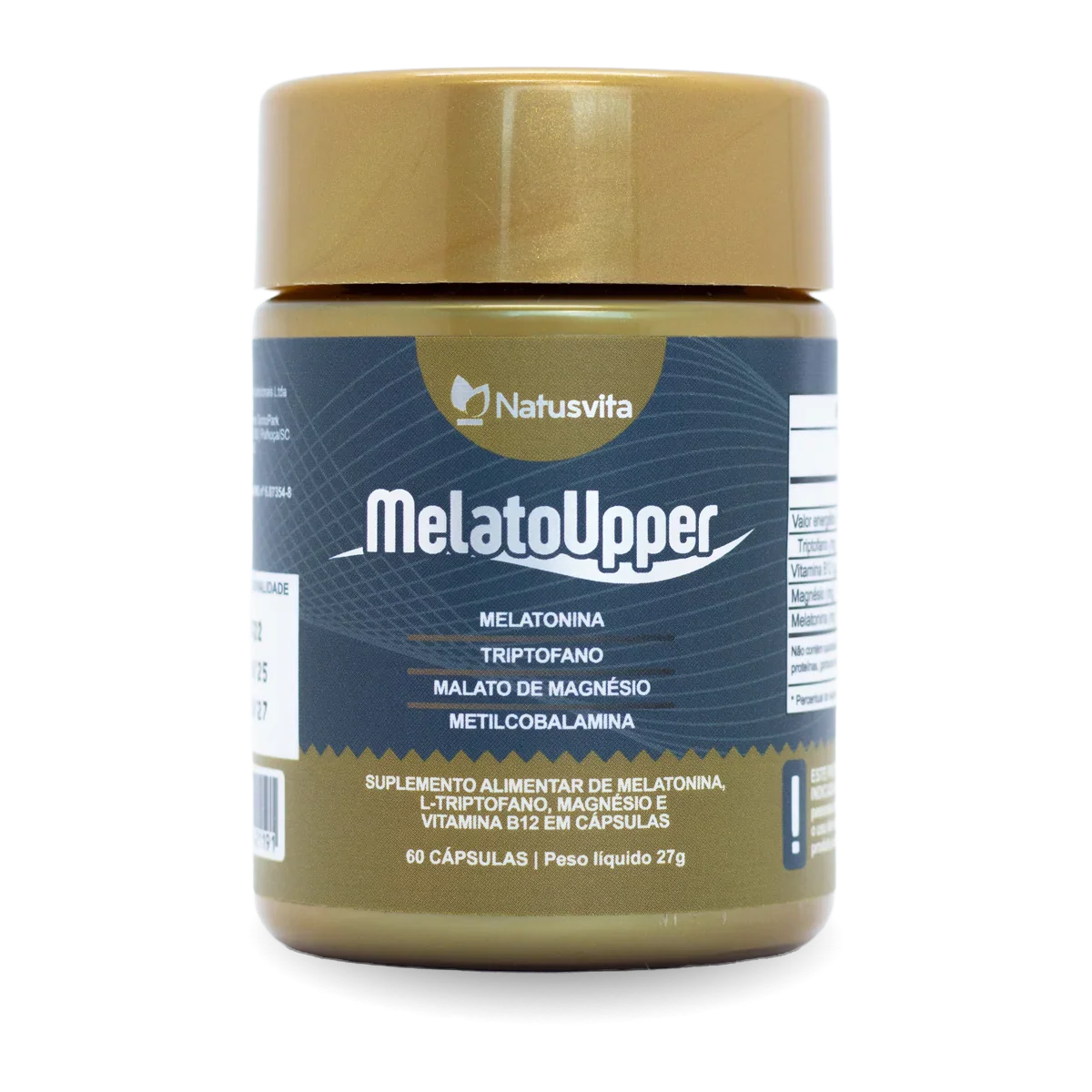 Suplemento com Melatonina em cápsula