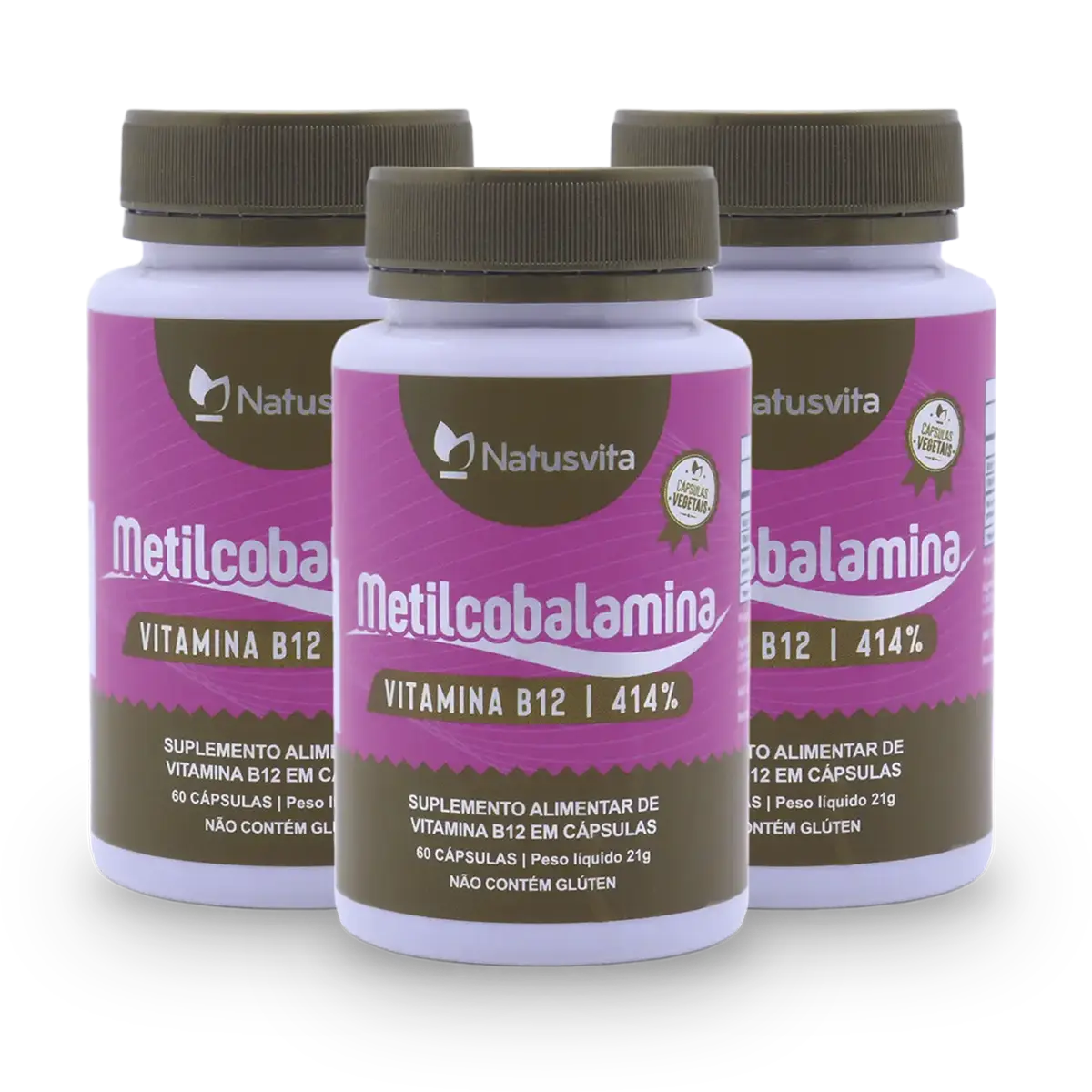 Metilcobalamina - Vitamina B12 Ativa Concentrada (414% V.D.)