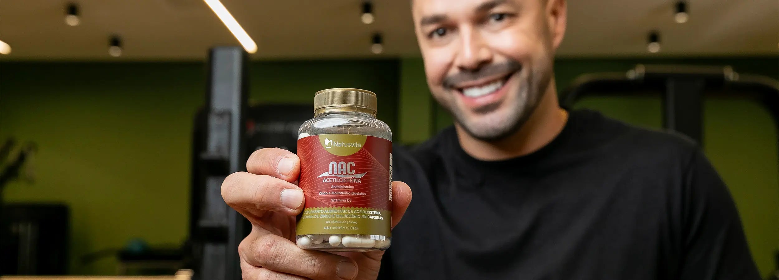 NAC com vitaminas e minerais em cápsula