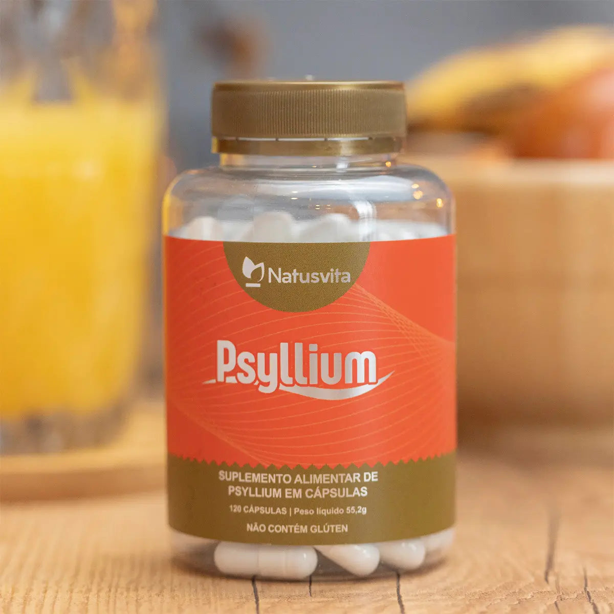 Psyllium em cápsula