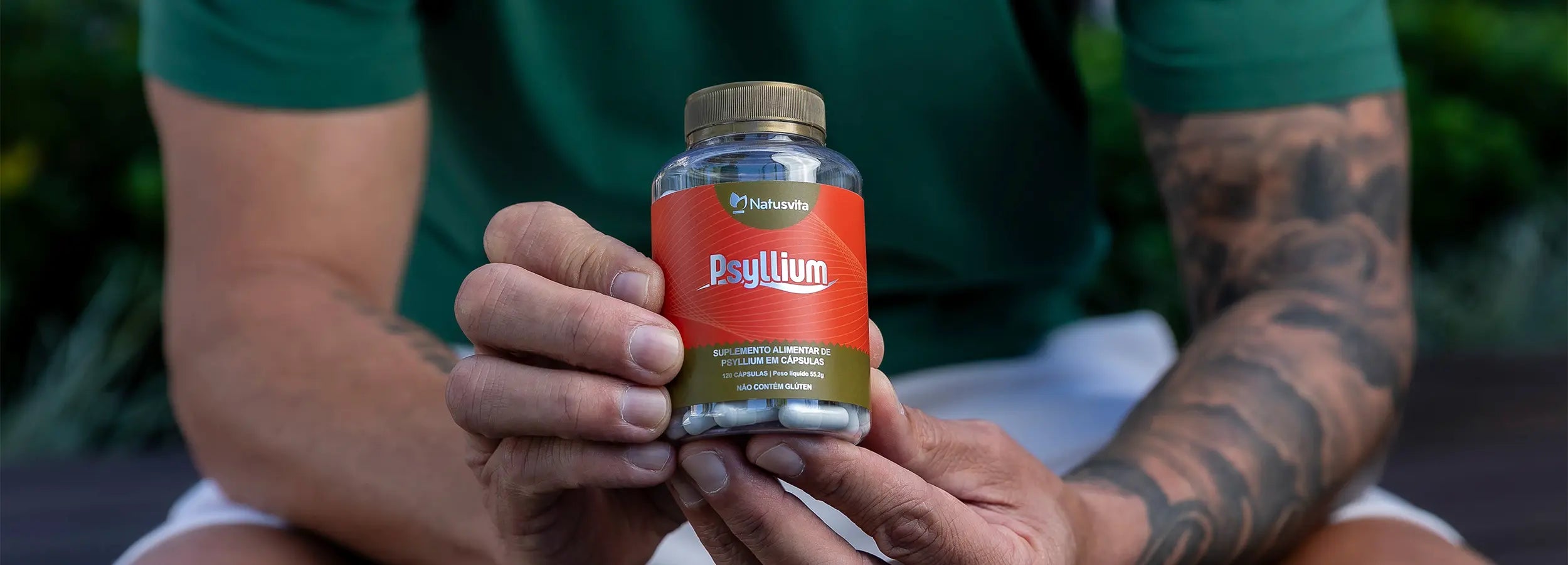 Psyllium em cápsula