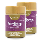 ResvAstax (Trans-Resveratrol, Astaxantina, Licopeno, Vitamina E e C) NatusVita