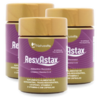 ResvAstax (Trans-Resveratrol, Astaxantina, Licopeno, Vitamina E e C) NatusVita