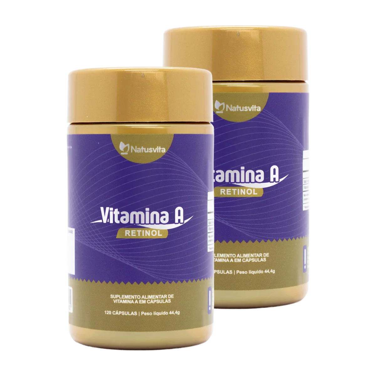 Vitamina A. 120 cápsulas. Retinol Isolado Concentrado