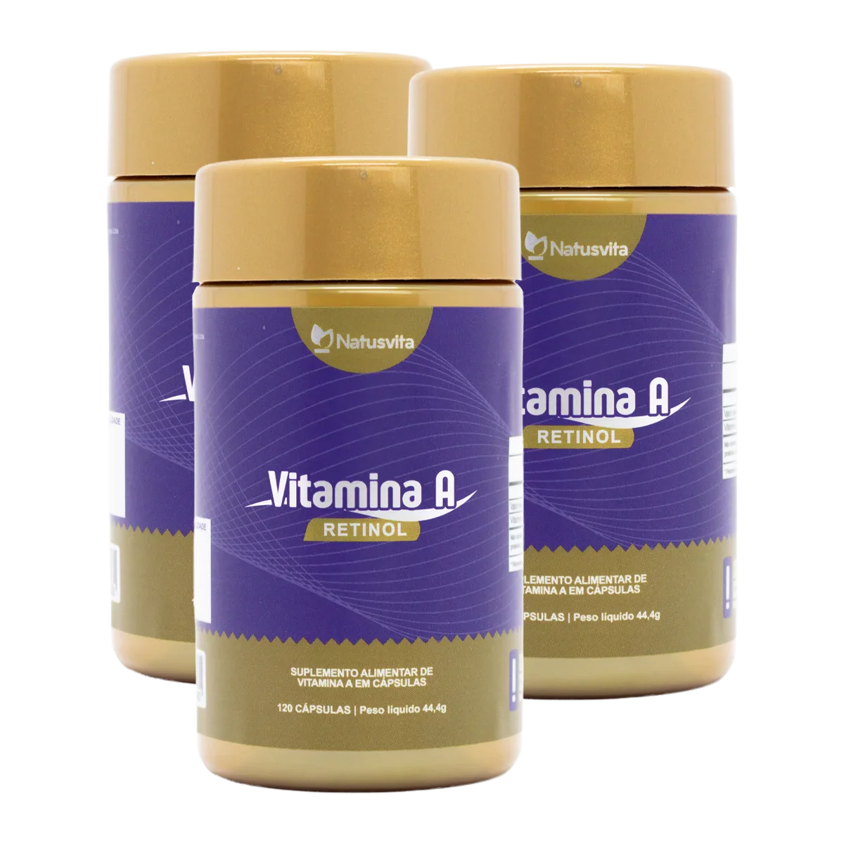 Vitamina A. 120 cápsulas. Retinol Isolado Concentrado