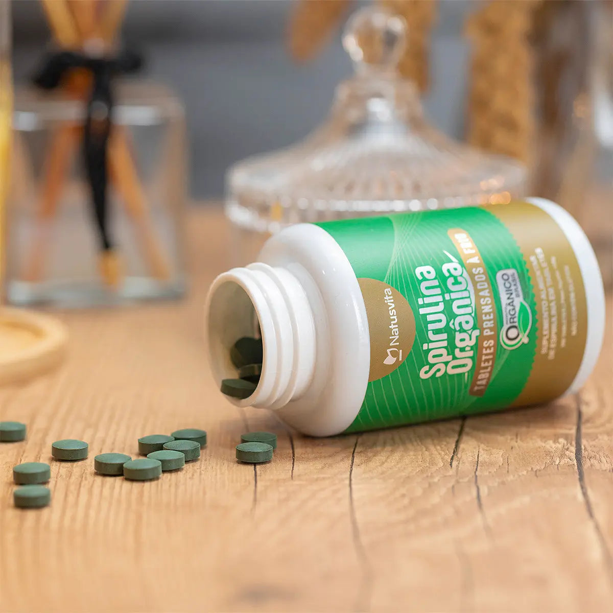 Spirulina Orgânica em cápsula