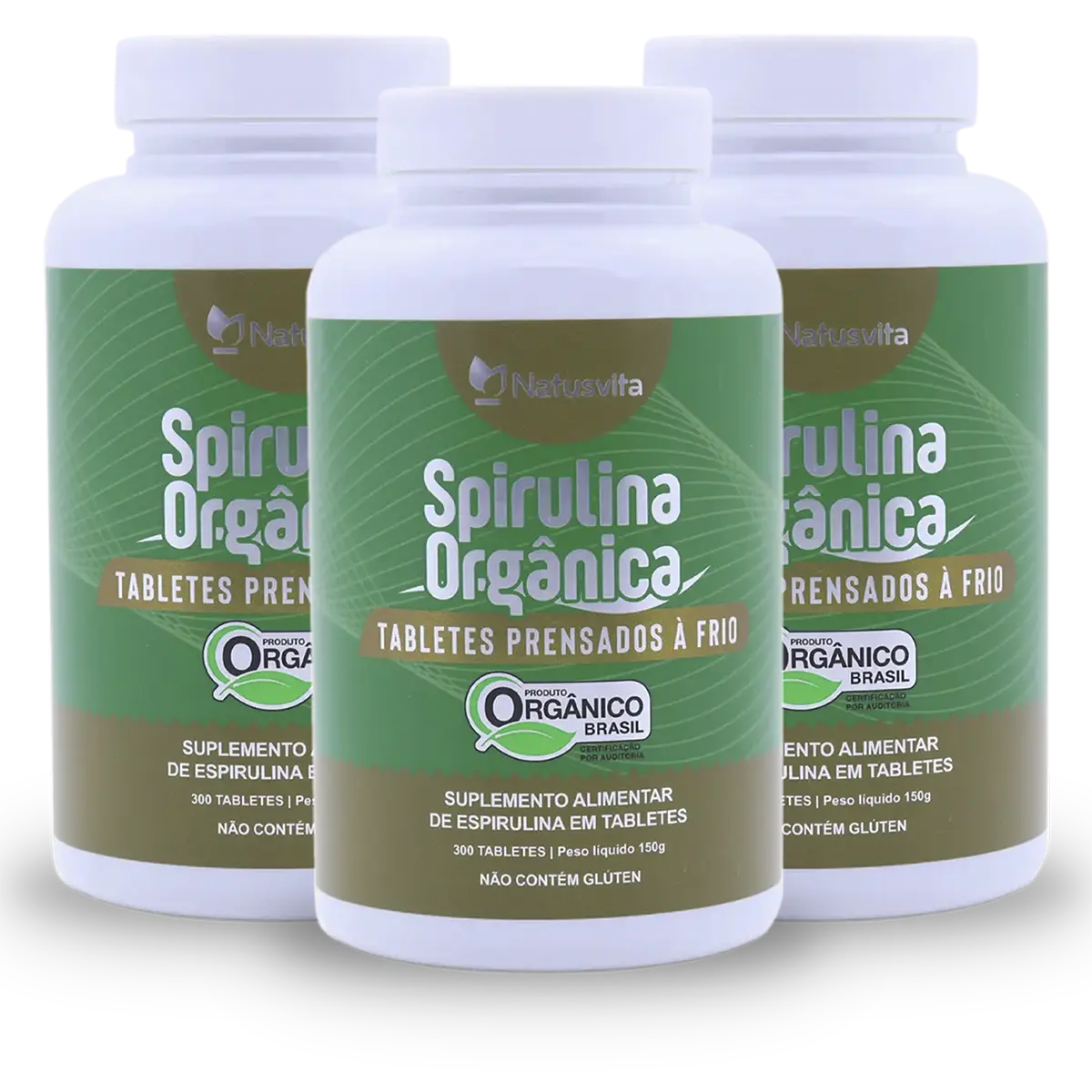 Spirulina Orgânica em Tabletes Selo Sisorg Certificada IBD