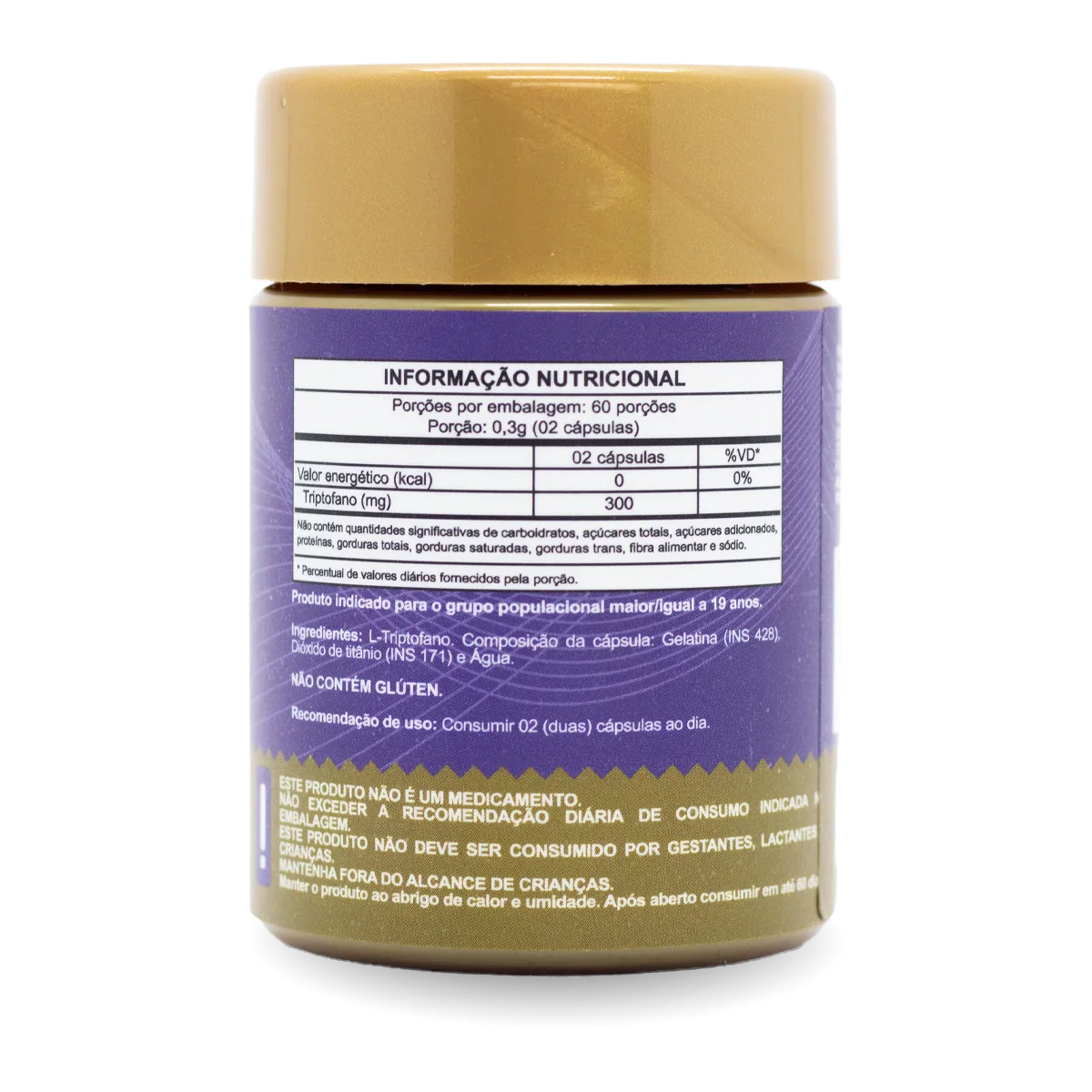 Triptofano em cápsula