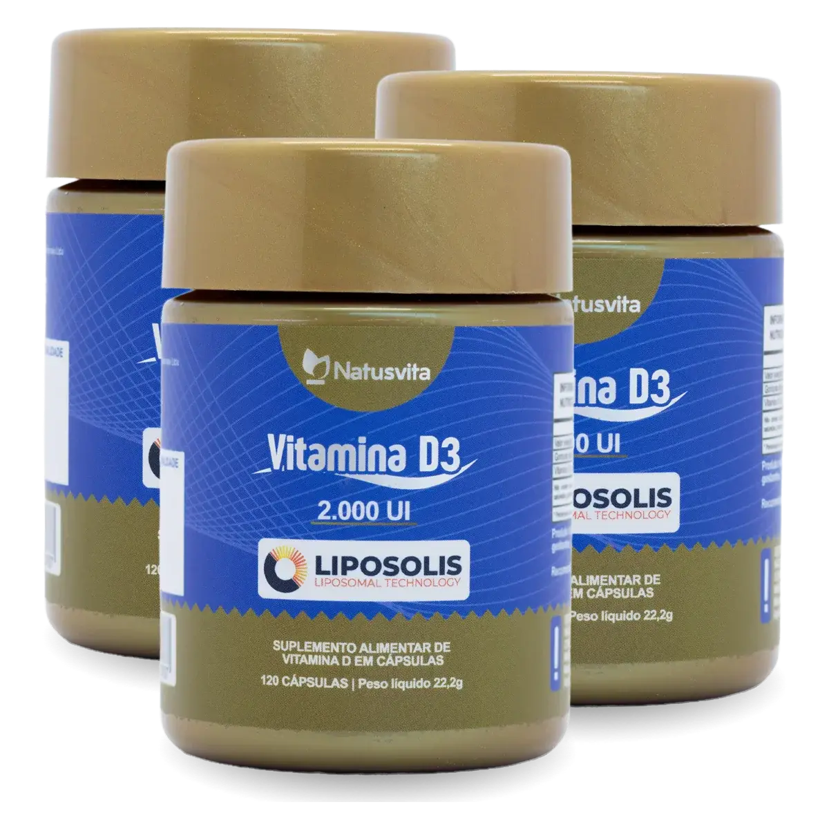 Vitamina D3 Lipossomal Concentrada NatusVita