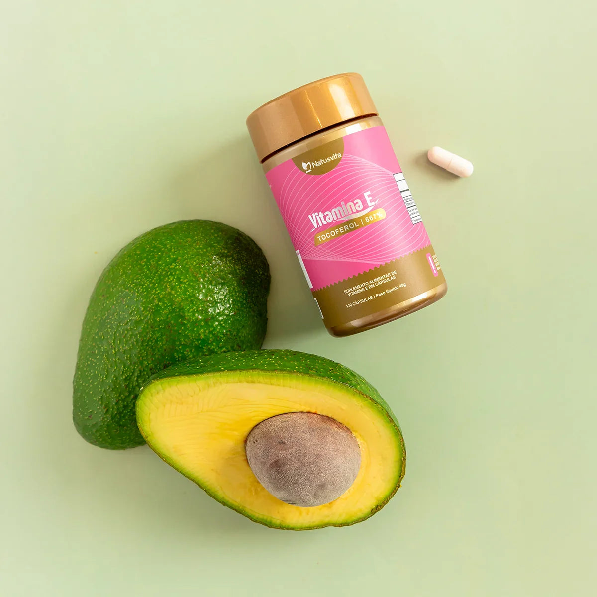 Vitamina E (Tocoferol) em cápsula