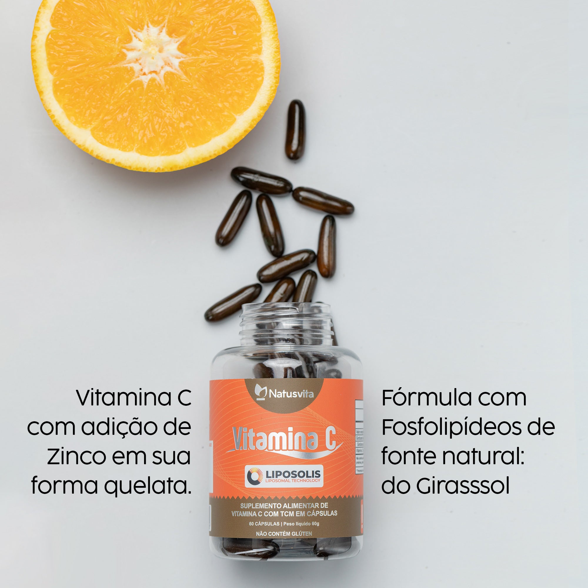 Vitamina C Lipossomal com TCM Softgel