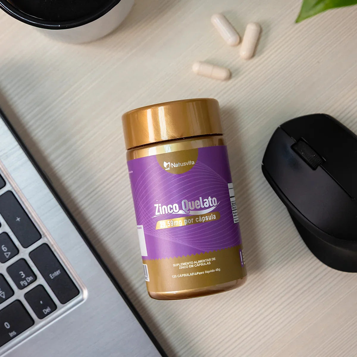 Zinco em cápsula